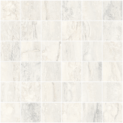 SANT' AGOSTINO Invictus White 30x30 Mosaico Rett. Gat. 1 CSAMINWH30