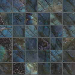 EMIL CERAMICA tele di marmo Lumia Mosaico LABRADORITE 30x30 Full Lappato Rett. Gat. 1 EN9K